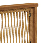 Conjunto de sofás de exterior 7 pcs Natural