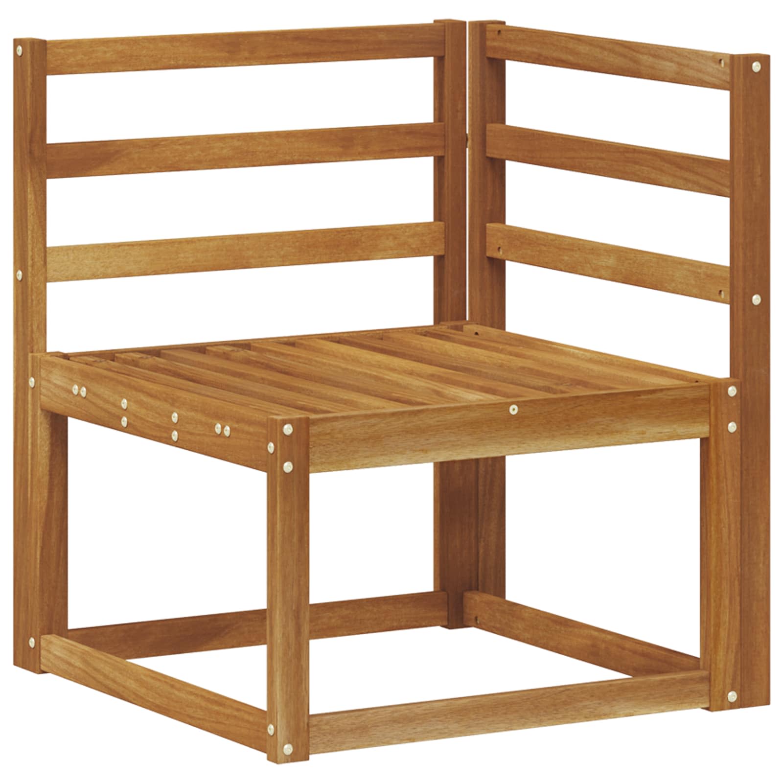 Conjunto de sofás de exterior 6 pcs Natural