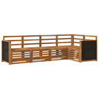 Conjunto de Sofá Seccional 4 pcs Natural