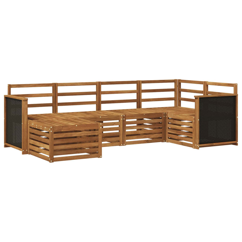 Conjunto de Sofá Seccional 5 pcs Natural