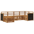 Conjunto de Sofá Seccional 5 pcs Natural