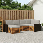 Conjunto de Sofá Seccional 5 pcs Natural