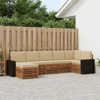 Conjunto de Sofá Seccional 6 pcs Natural