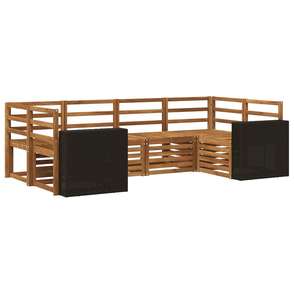 Conjunto de Sofá Seccional 5 pcs Natural