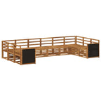 Conjunto de Sofá Seccional 7 pcs Natural