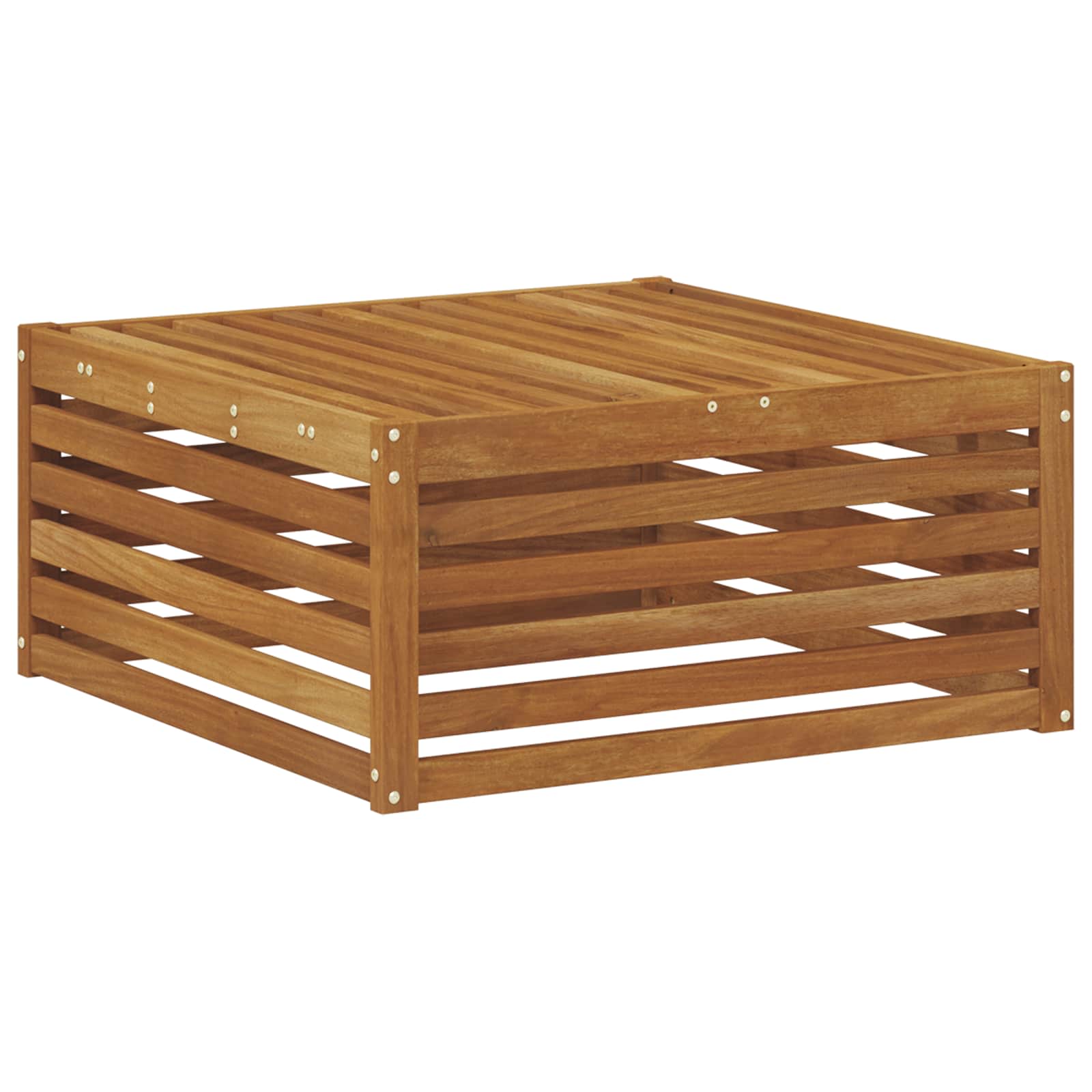 Conjunto de sofás de exterior 5 pcs Natural