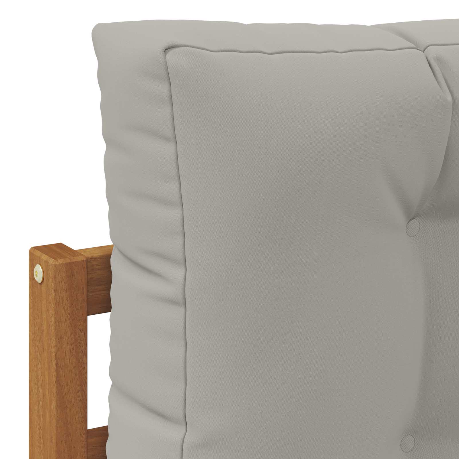 Conjunto de sofás de exterior 5 pcs Natural y Gris Claro