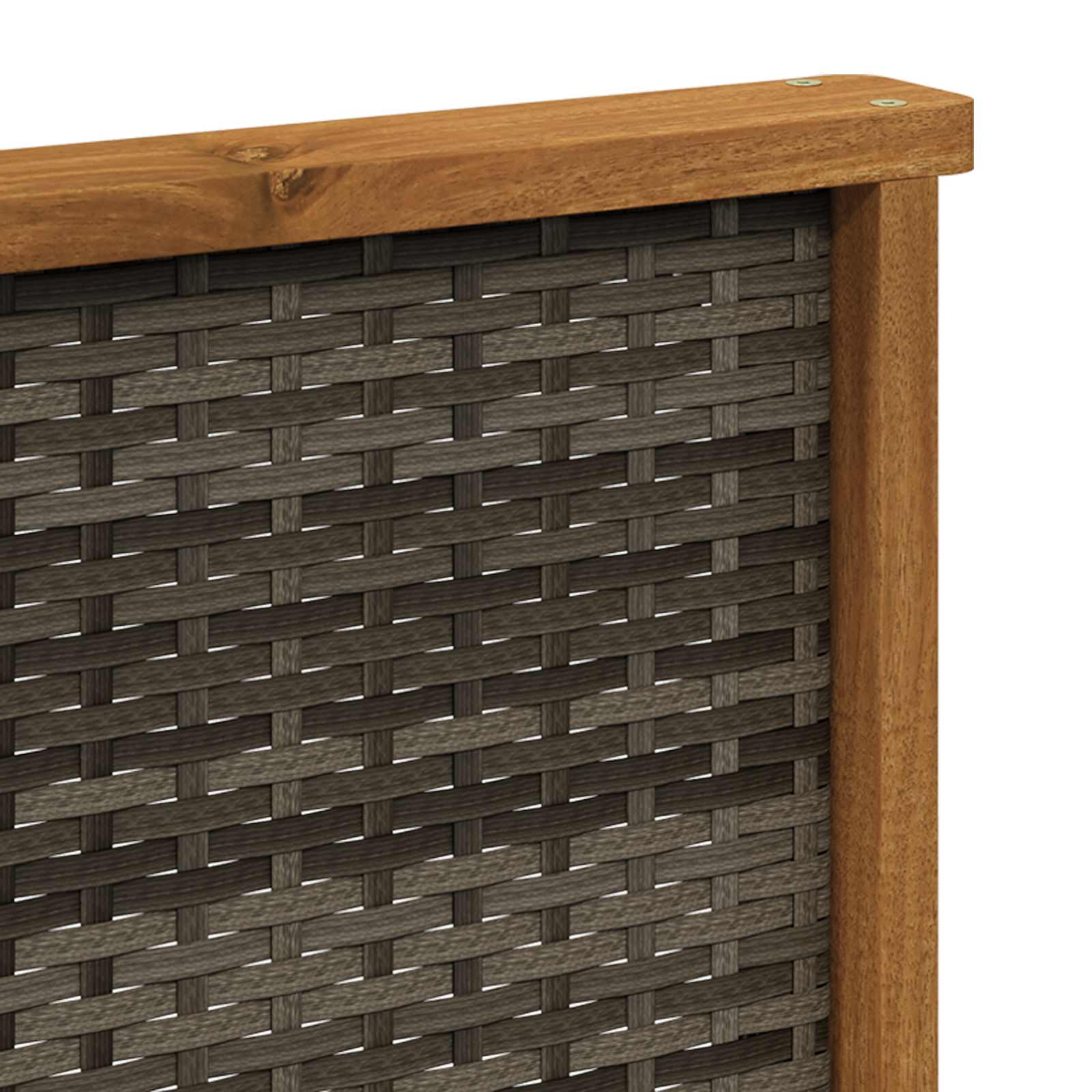 Conjunto de sofás de exterior con cojín 6 pcs Natural y Beige