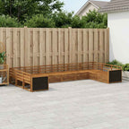 Conjunto de sofás de exterior 4 pcs