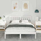 Estructura de cama 120 x 190 cm Madera de pino macizo