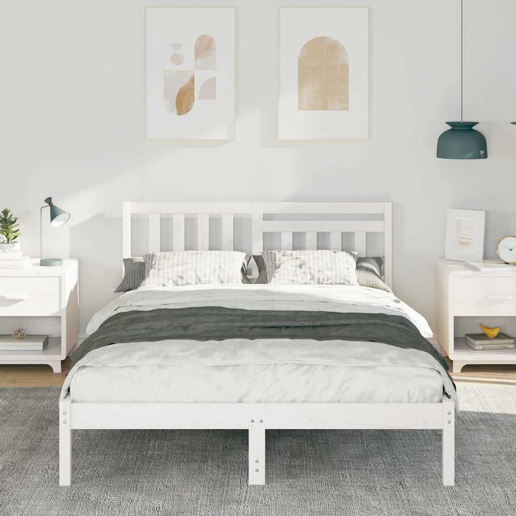 Estructura de cama 120 x 190 cm Madera de pino macizo