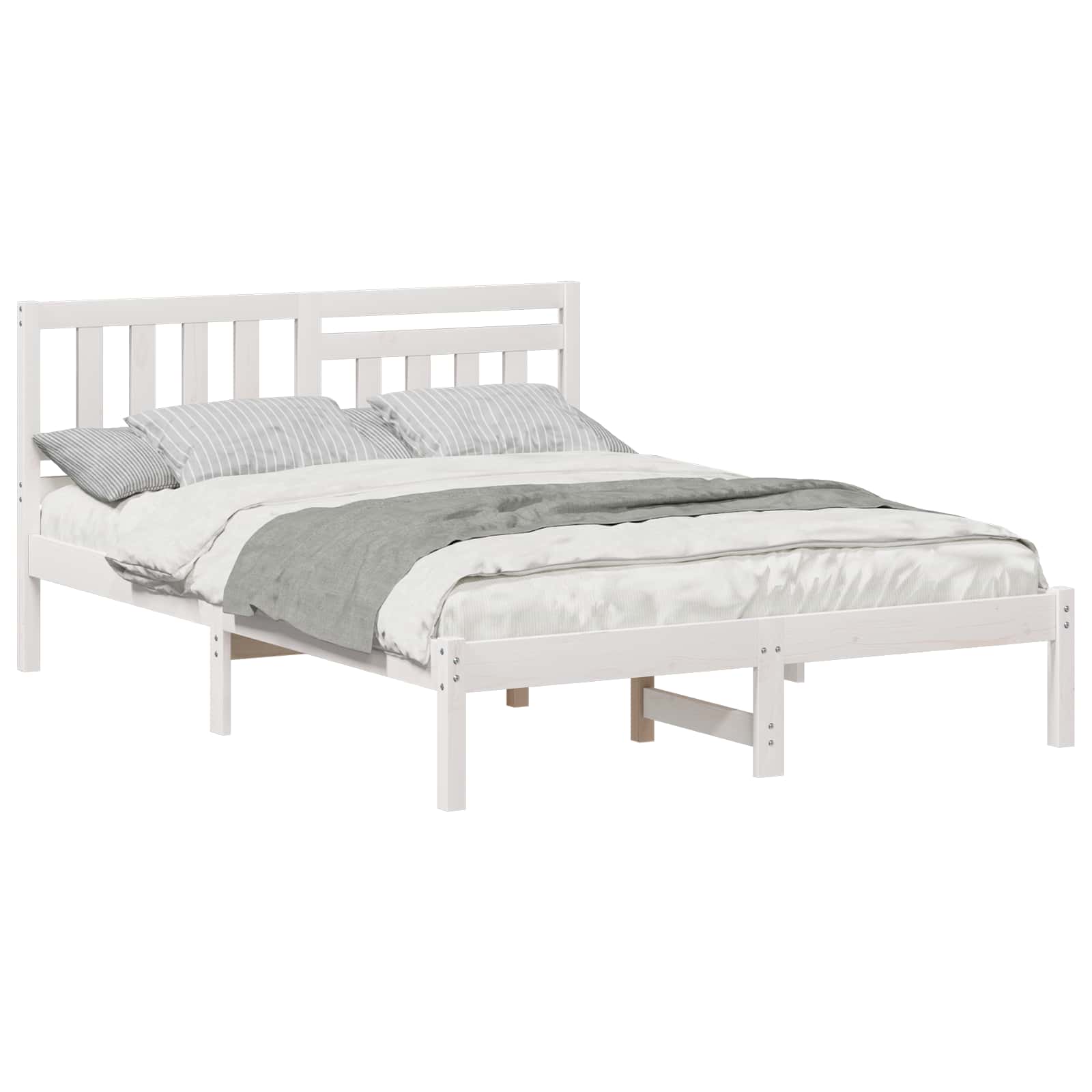 Estructura de cama 120 x 190 cm Madera de pino macizo