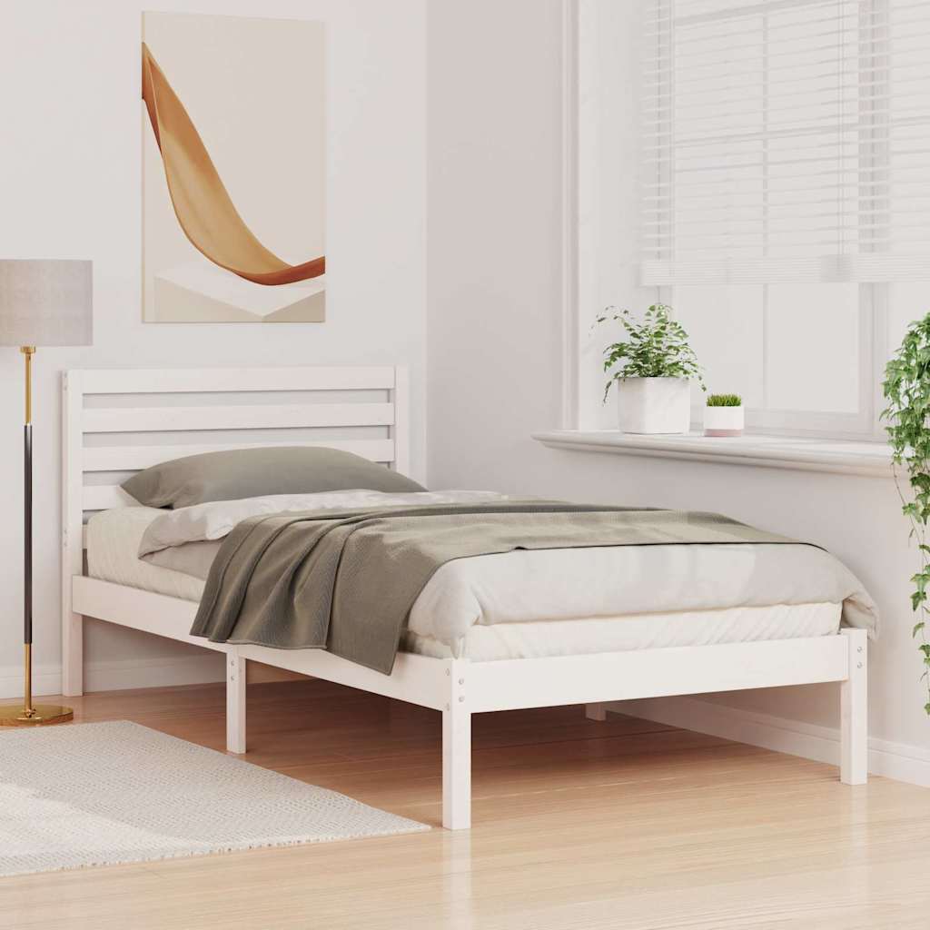 Estructura de cama 100 x 200 cm Madera de pino macizo