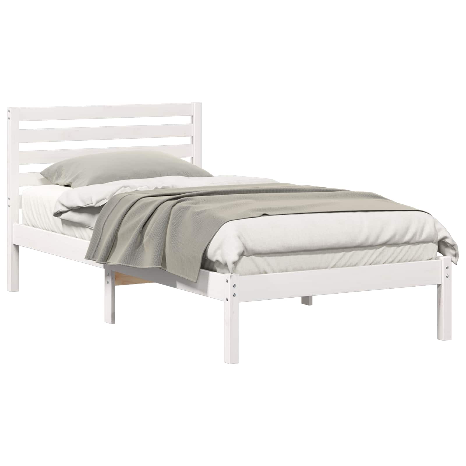 Estructura de cama 100 x 200 cm Madera de pino macizo