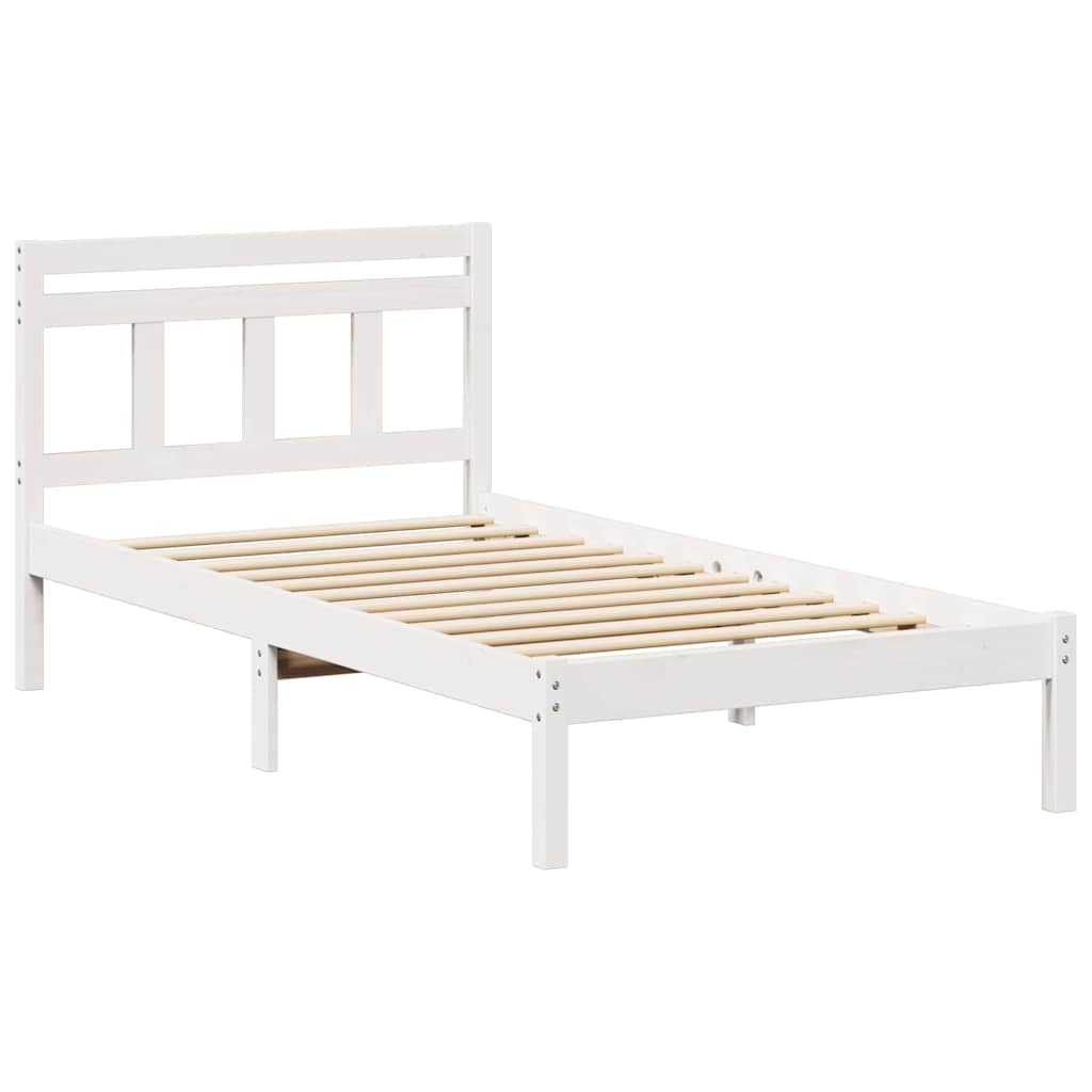 Estructura de cama 80 x 200 cm Madera de pino macizo