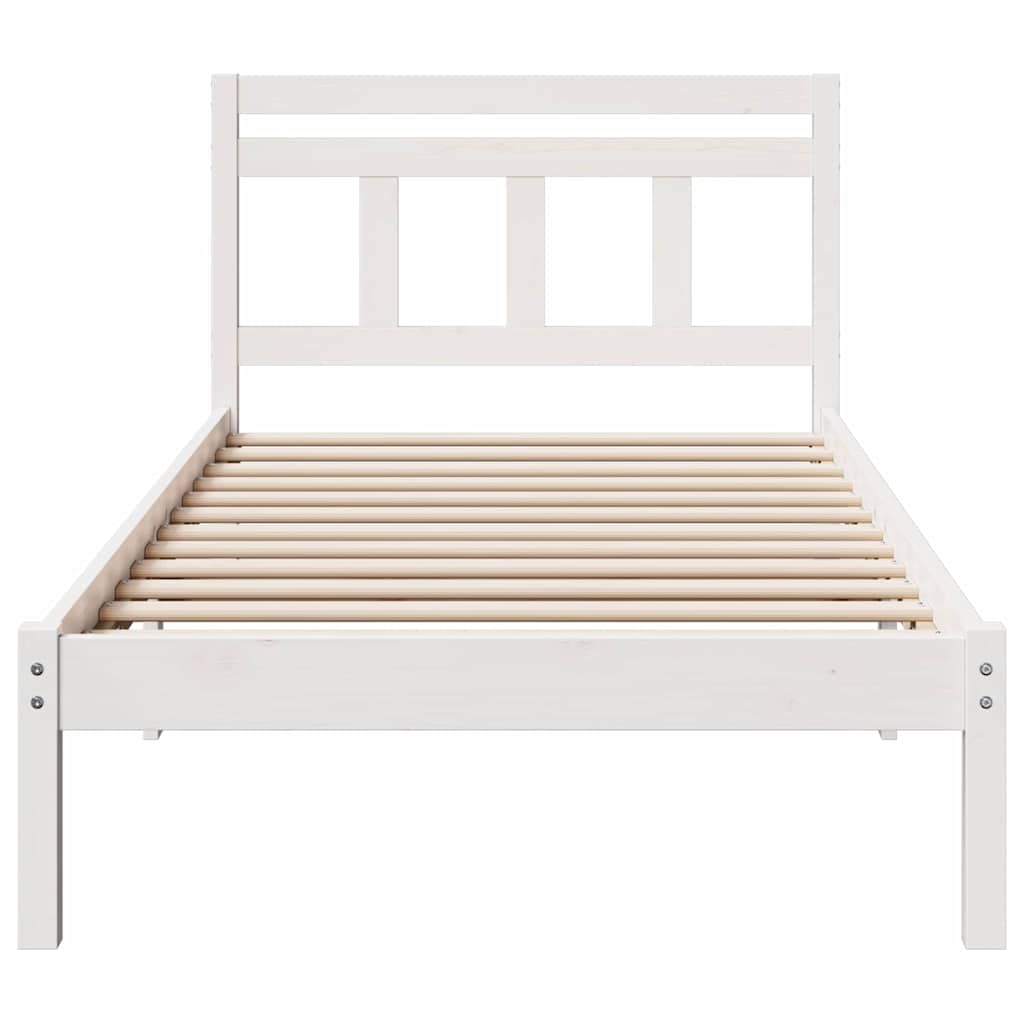 Estructura de cama 90 x 200 cm Madera de pino macizo
