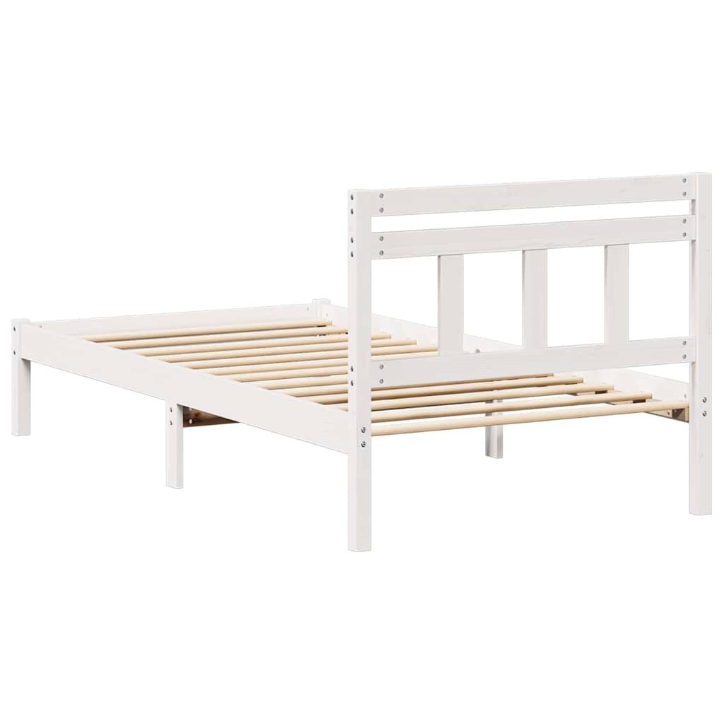 Estructura de cama 90 x 190 cm Madera de pino macizo