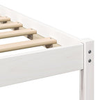 Estructura de cama 200 x 200 cm Madera de pino macizo