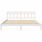 Estructura de cama 200 x 200 cm Madera de pino macizo