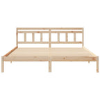 Estructura de cama Marrón 180 x 200 cm Madera de pino macizo