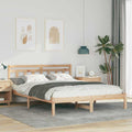 Estructura de cama Marrón 160 x 200 cm Madera de pino macizo