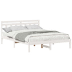 Estructura de cama 160 x 200 cm Madera de pino macizo