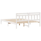 Estructura de cama 160 x 200 cm Madera de pino macizo