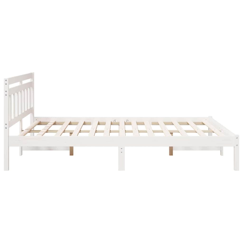 Estructura de cama 160 x 200 cm Madera de pino macizo