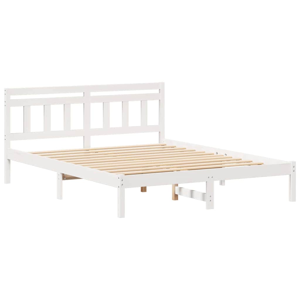 Estructura de cama 150 x 200 cm Madera de pino macizo