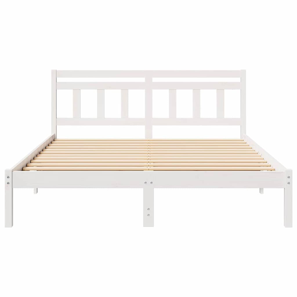 Estructura de cama 150 x 200 cm Madera de pino macizo