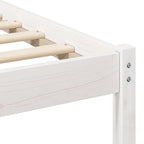 Estructura de cama 120 x 200 cm Madera de pino macizo