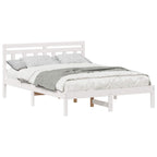 Estructura de cama 120 x 200 cm Madera de pino macizo