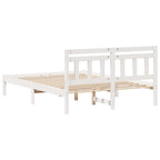 Estructura de cama 135 x 190 cm Madera de pino macizo