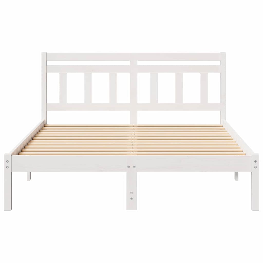 Estructura de cama 135 x 190 cm Madera de pino macizo