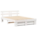 Estructura de cama 160 x 200 cm Madera de pino macizo