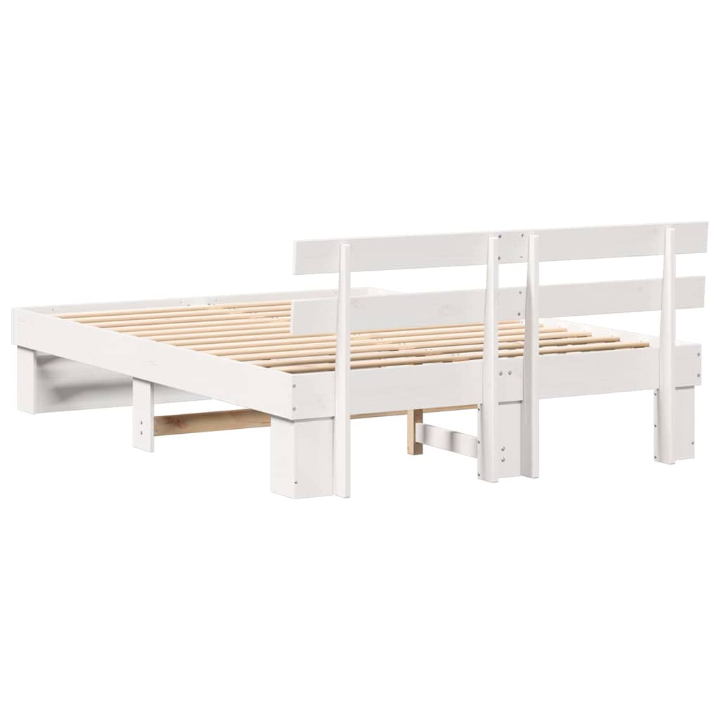 Estructura de cama 160 x 200 cm Madera de pino macizo