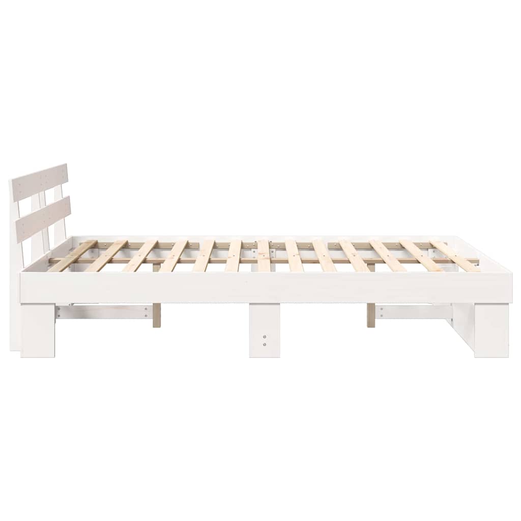 Estructura de cama 150 x 200 cm Madera de pino macizo
