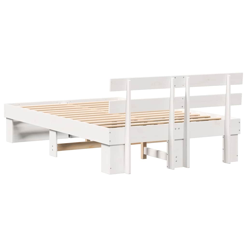 Estructura de cama 135 x 190 cm Madera de pino macizo