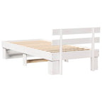 Estructura de cama 100 x 200 cm Madera de pino macizo