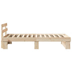 Estructura de cama Marrón 80 x 200 cm Madera de pino macizo