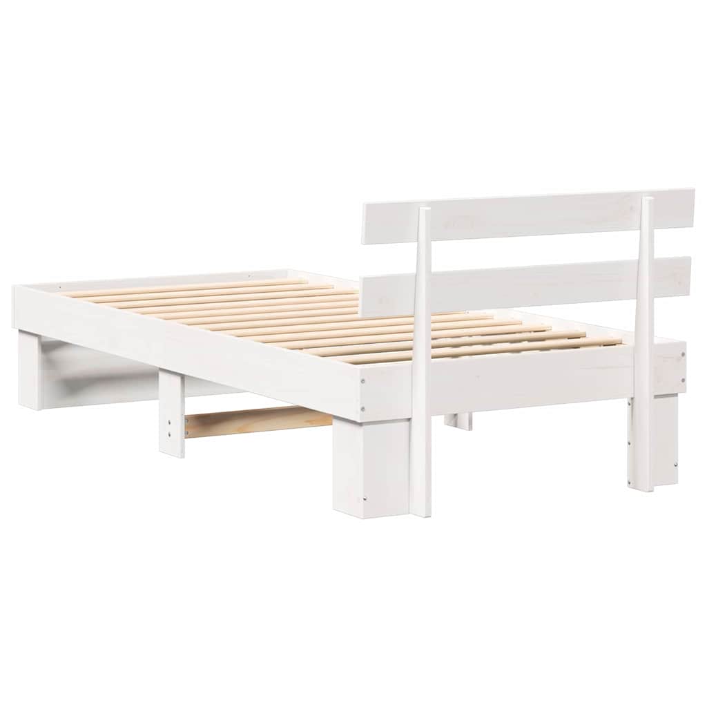 Estructura de cama 80 x 200 cm Madera de pino macizo