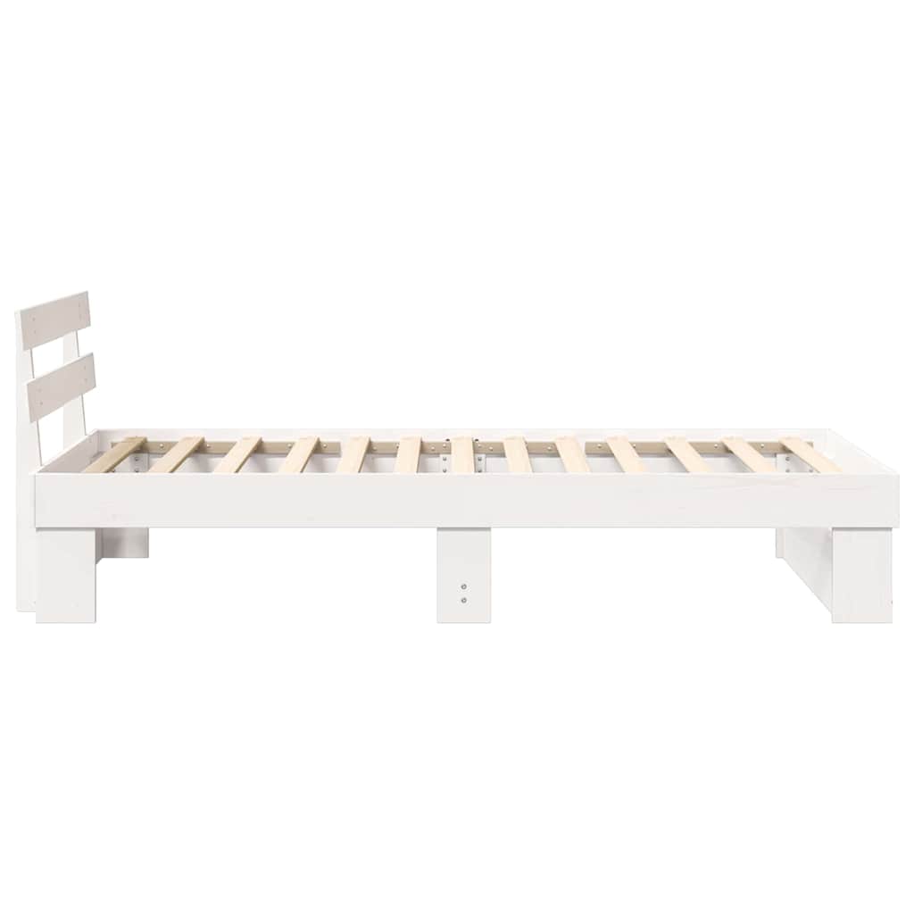 Estructura de cama 75 x 190 cm Madera de pino macizo