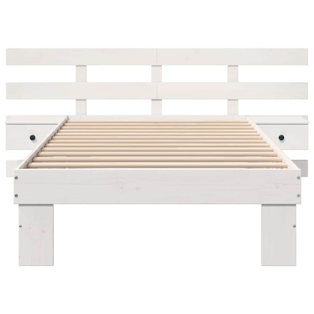 Estructura de cama 100 x 200 cm Madera de pino macizo