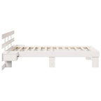 Estructura de cama 100 x 200 cm Madera de pino macizo