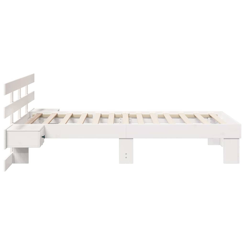 Estructura de cama 100 x 200 cm Madera de pino macizo