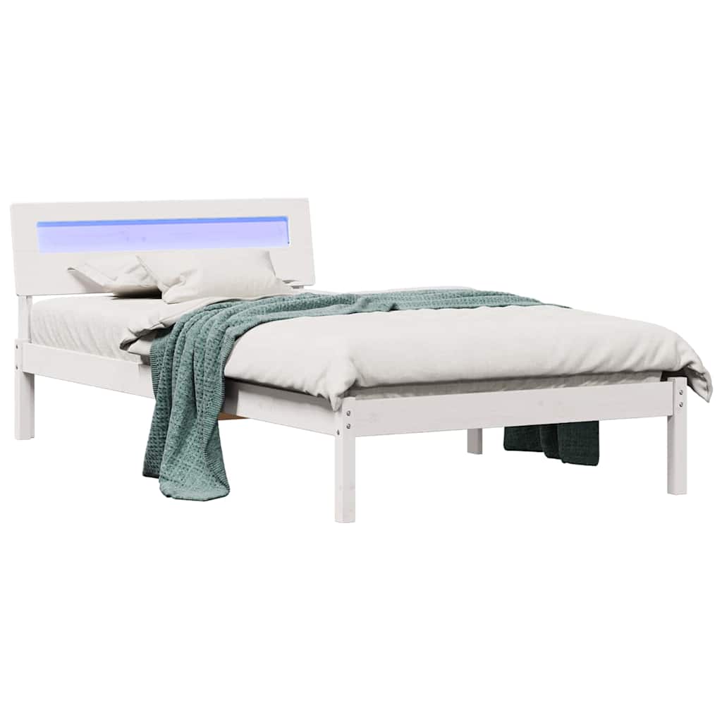 Estructura de cama 100 x 200 cm Madera de pino macizo
