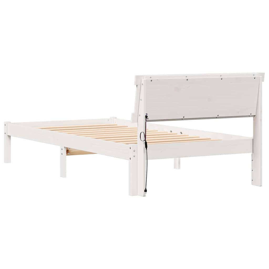 Estructura de cama 100 x 200 cm Madera de pino macizo