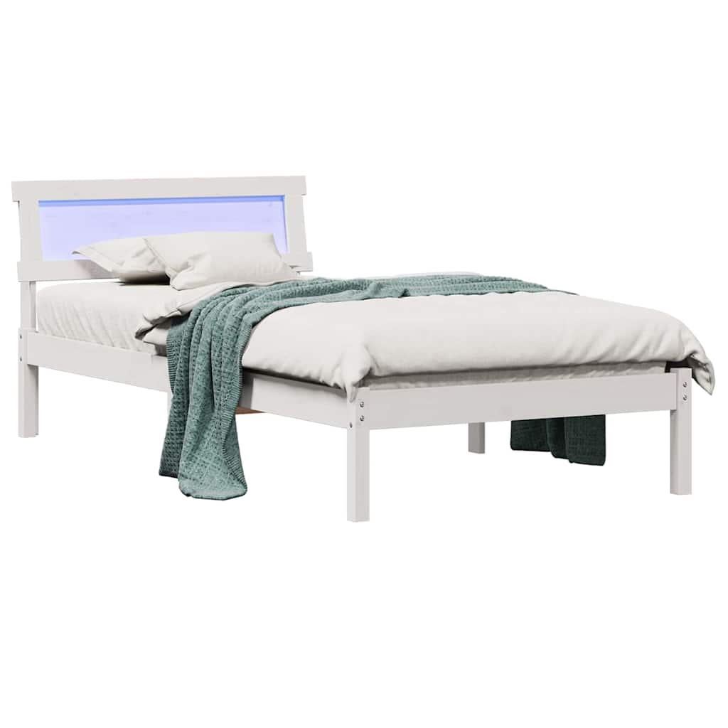Estructura de cama 100 x 200 cm Madera de pino macizo