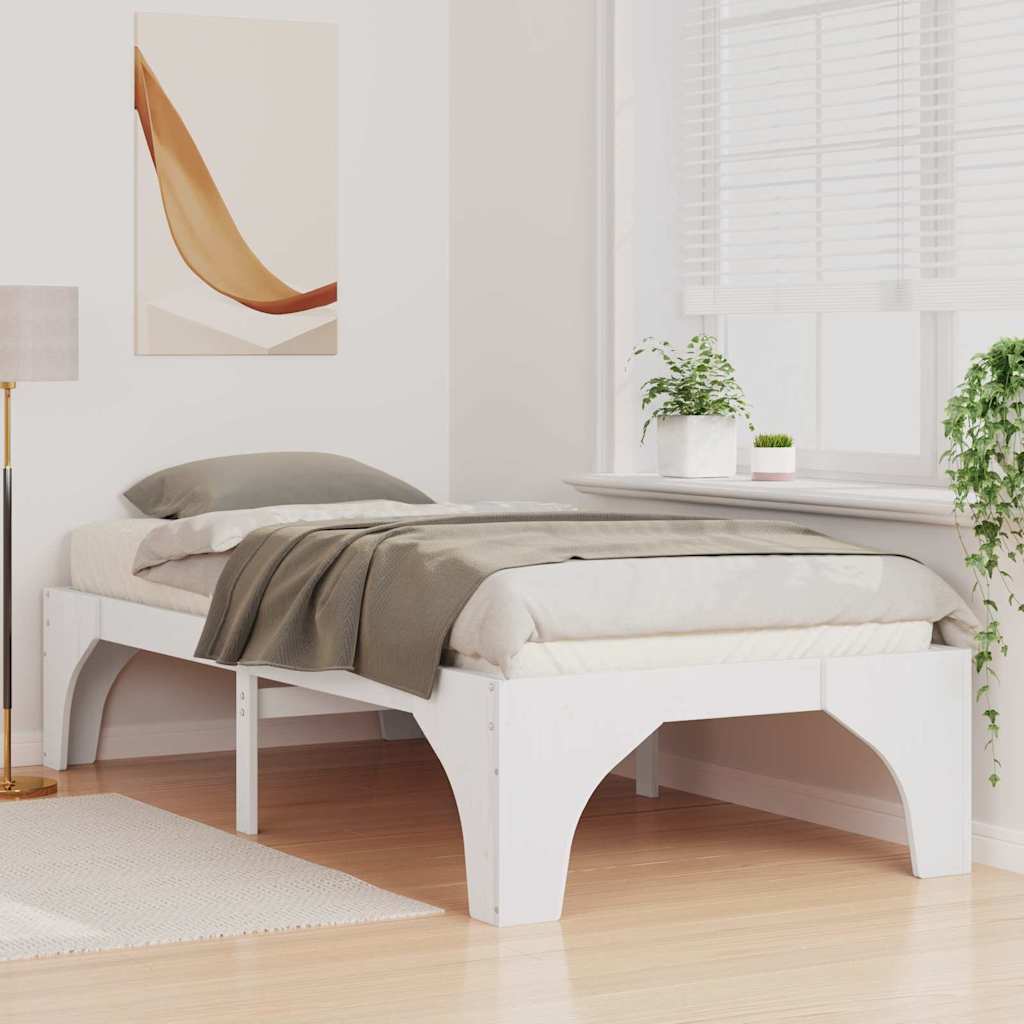 Estructura de cama 100 x 200 cm Madera de pino macizo