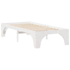 Estructura de cama 100 x 200 cm Madera de pino macizo
